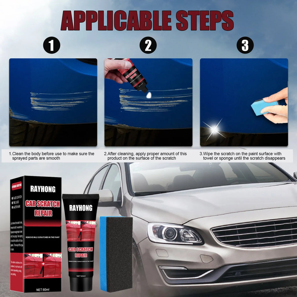 60ml car scratch repair wax bottle for minor paint surface scratches