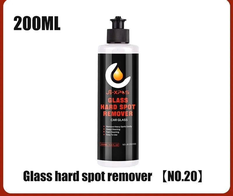 Glass oil film remover cleaning cream paste in 50ml, 100ml, and 200ml container options
