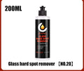 Glass oil film remover cleaning cream paste in 50ml, 100ml, and 200ml container options