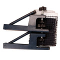 Black universal thickened table tennis net clip and open grid net frame set