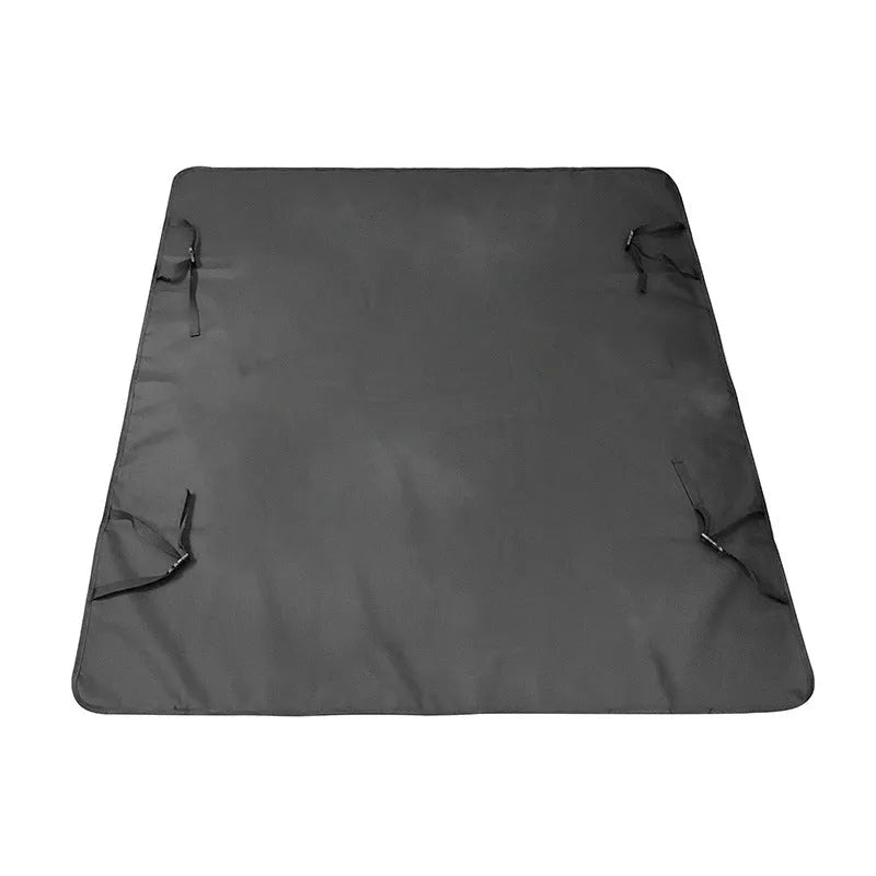 Car pet mat rear seat protector for dogs with water resistant cloth material