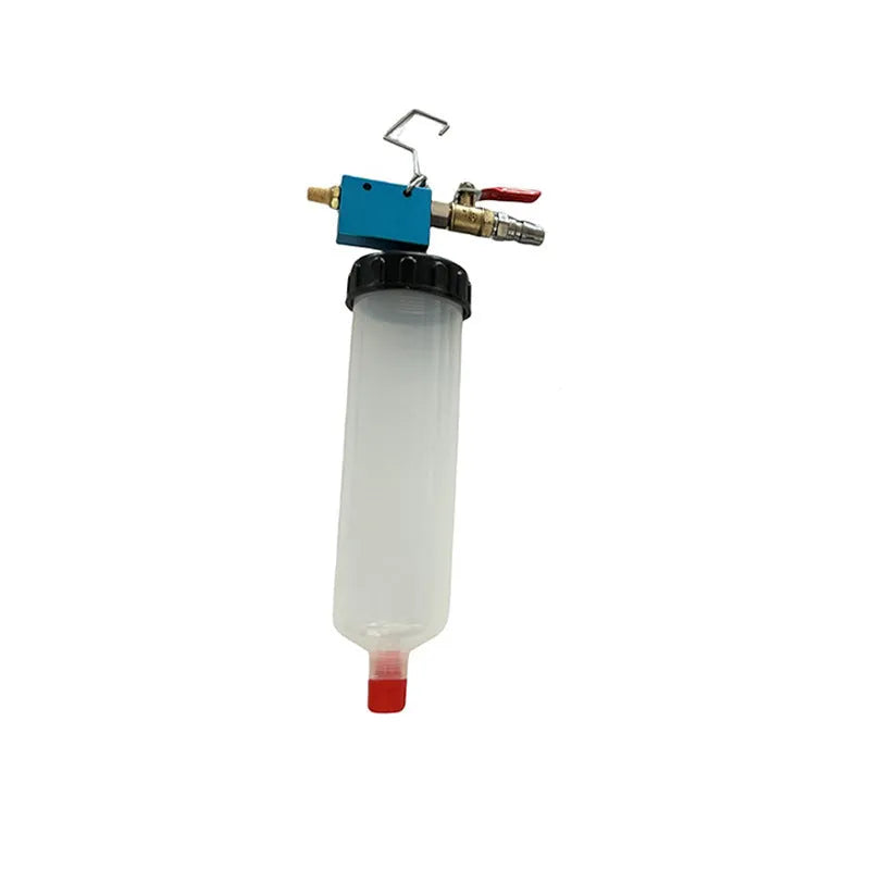Dark blue 300cc PP brake fluid replacement tool with connector and pipe