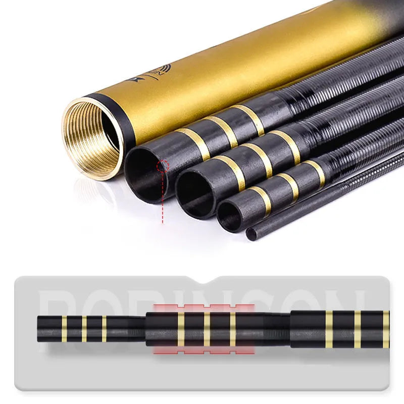 Carbon super hard 28 tone Taiwan fishing rod collapsed to 111mm, 90g weight