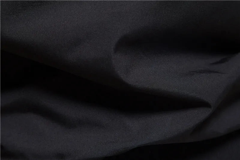 Men's casual thin jacket in solid colour with polyester fibre construction