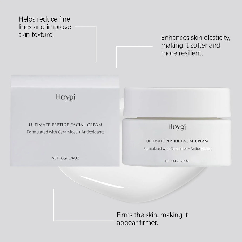 50g jar of deep nourishing facial cream with ceramide and peptides
