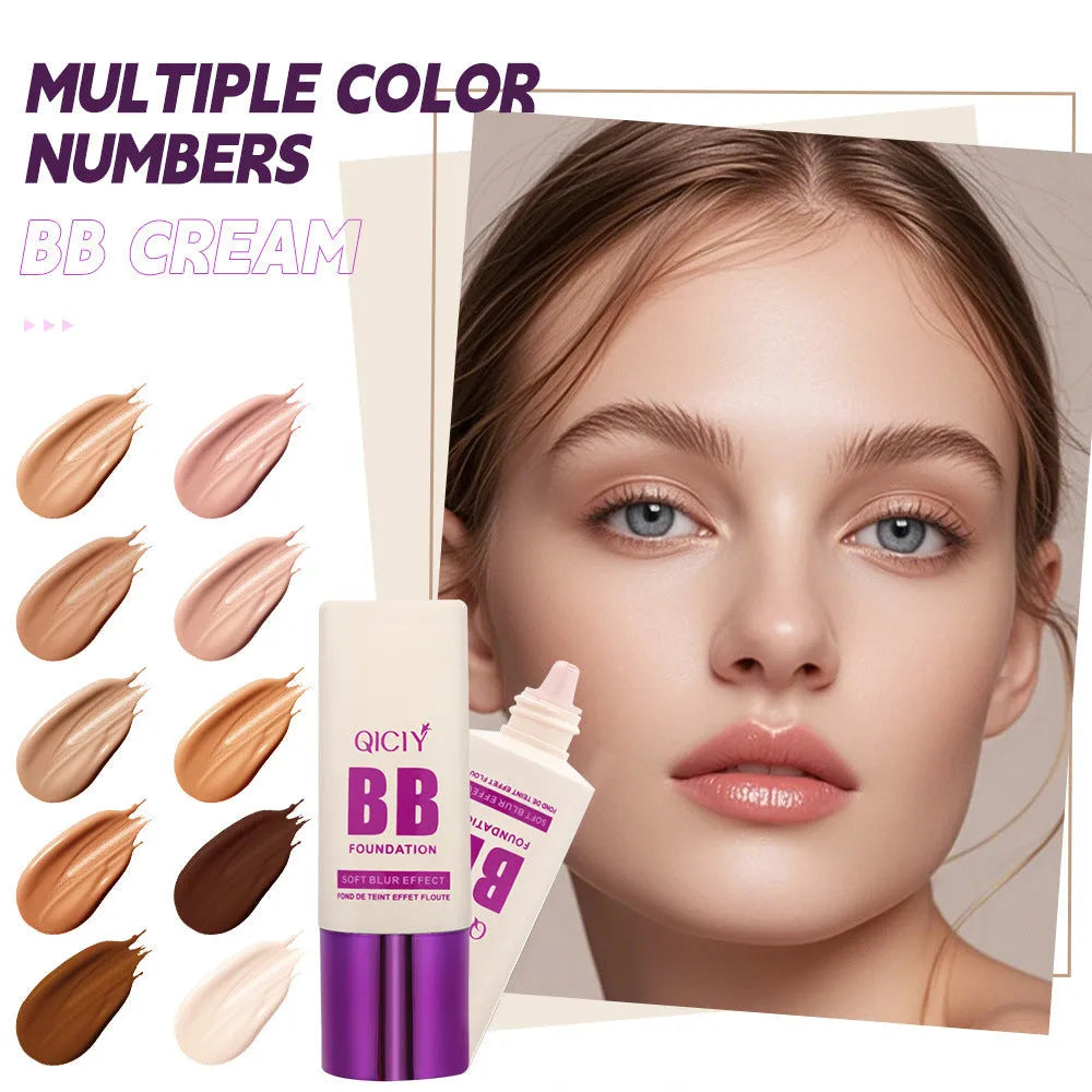 Feeding bottle liquid foundation concealer BB cream in ten colour shades