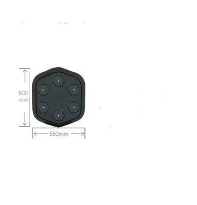 Black smart boxing machine with Bluetooth connection and 200kg strike bearing