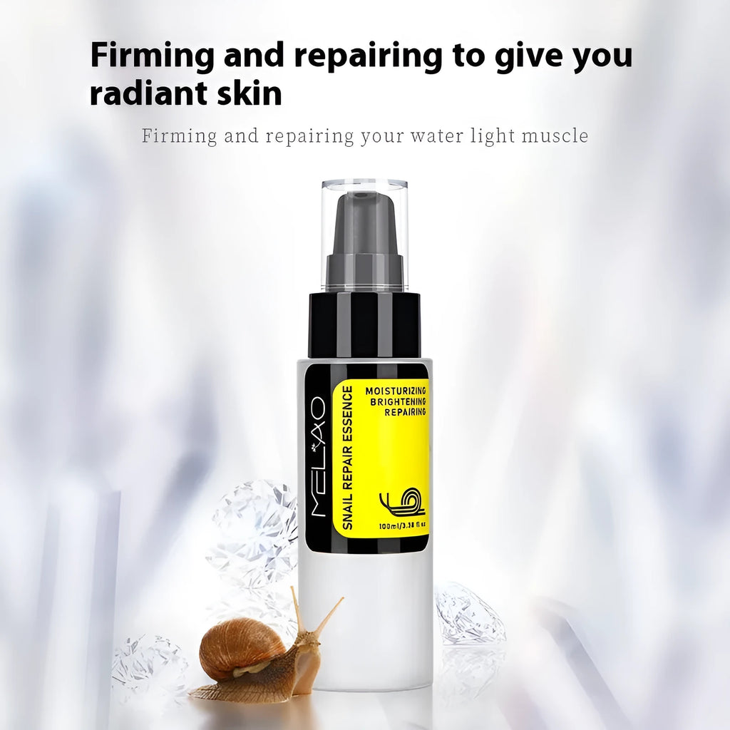 100ml snail essence facial care solution bottle for all skin types