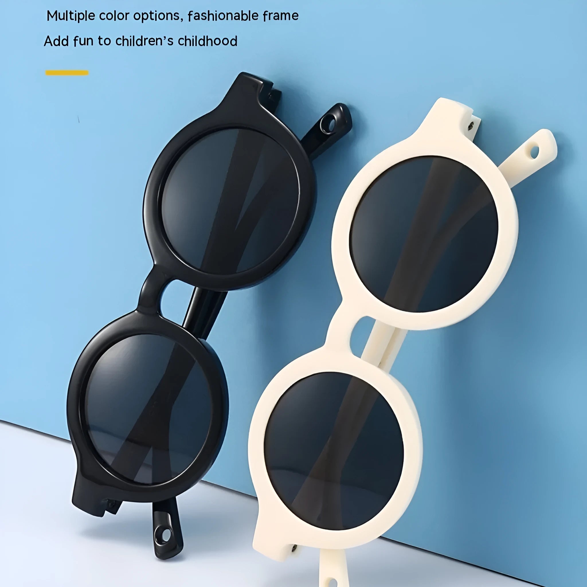 Children's silicone sunglasses for 0-3 years with UV400 protection and polarised TAC lenses