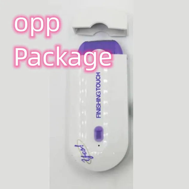 Electric hair removal instrument with foil head, rechargeable, for women's painless facial and body hair removal