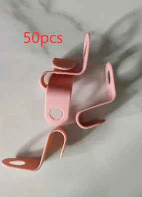 Plastic closet stack hanger hook 6-pack PP material 6x2cm for wardrobe organisation