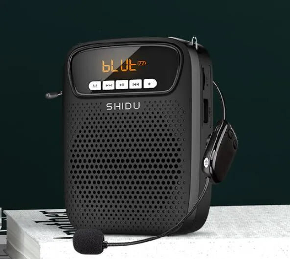 S278 Bee Loudspeaker wireless Bluetooth microphone speaker in Classic Black with telescopic antenna and microphone