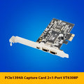 SUNWEIT ST21 PCIe X1 FireWire card with VT6308P chipset and 2+1 IEEE 1394a ports