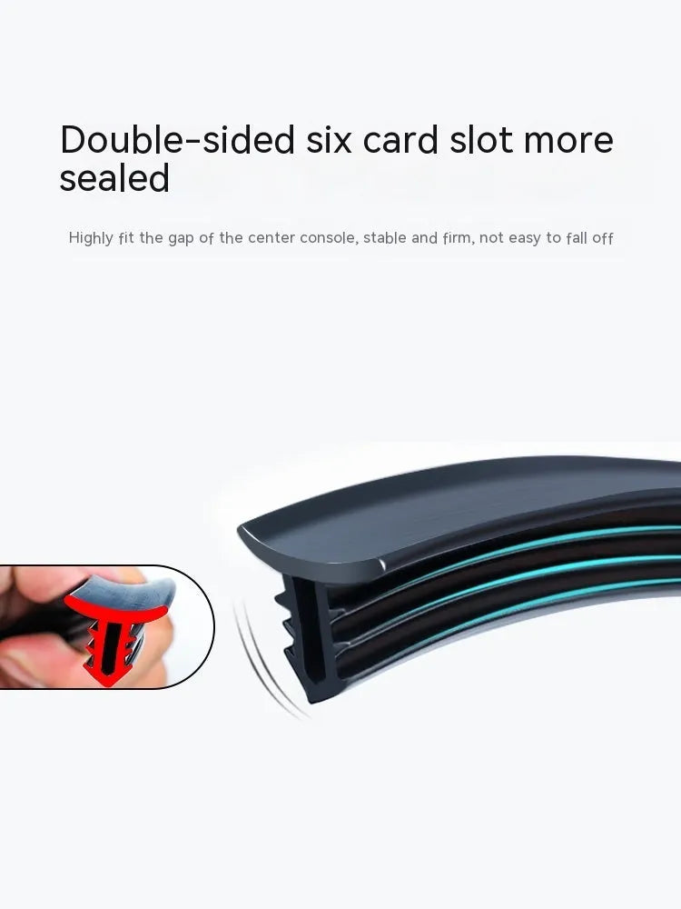 Mitsubishi Outlander dashboard soundproof seal strip showing 1.6m silicone construction with card slots