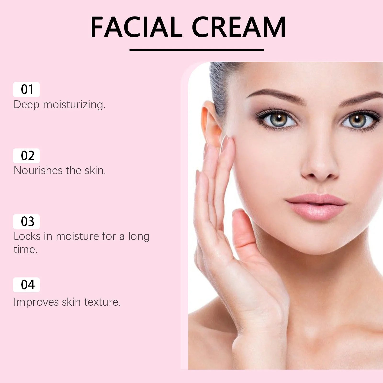 Sakura Butter Cream moisturising face cream in 5.7cm cube jar with 100g net content