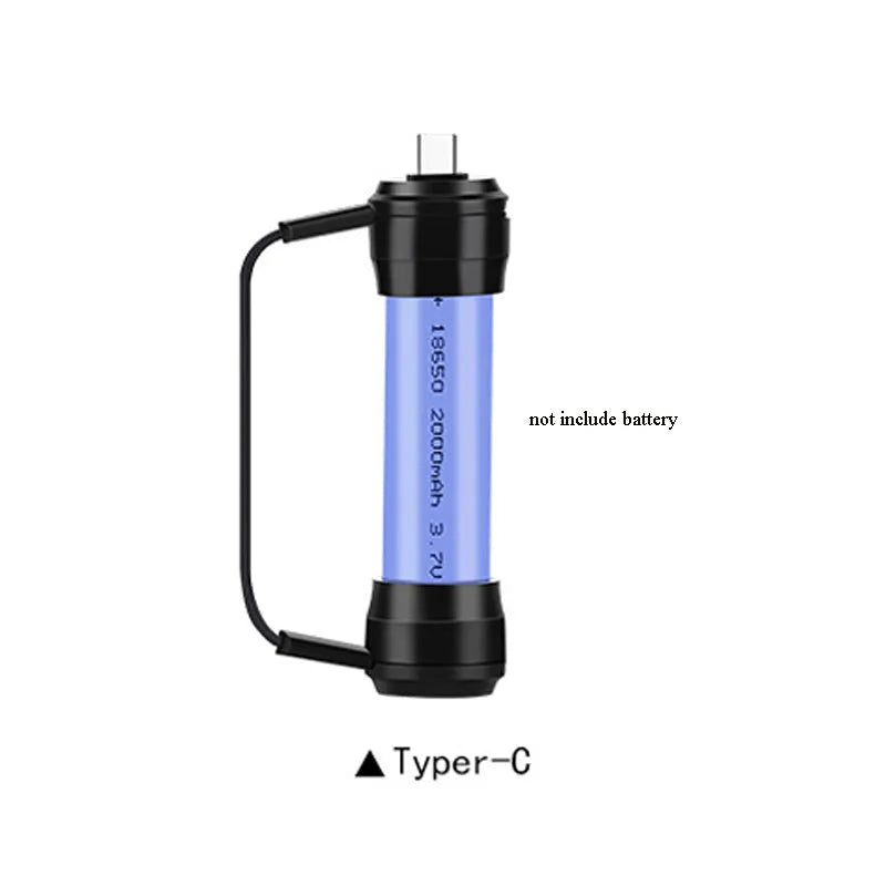 Mini keychain emergency charger for mobile phones with USB charging port