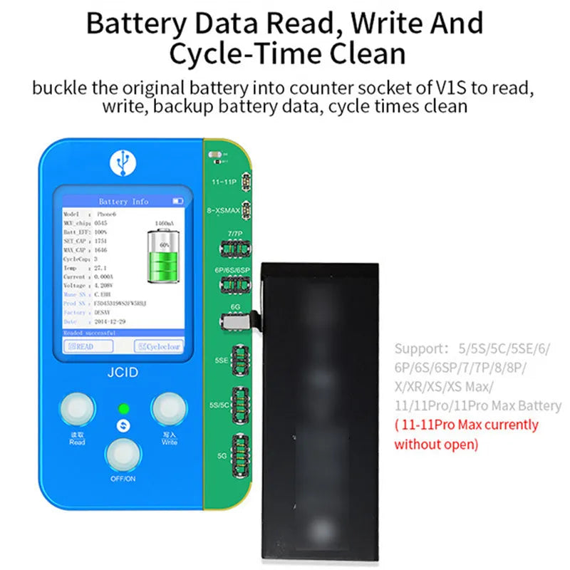 V1SE Pro original colour repair instrument for Sincere iPhone lattice line and IC detection.