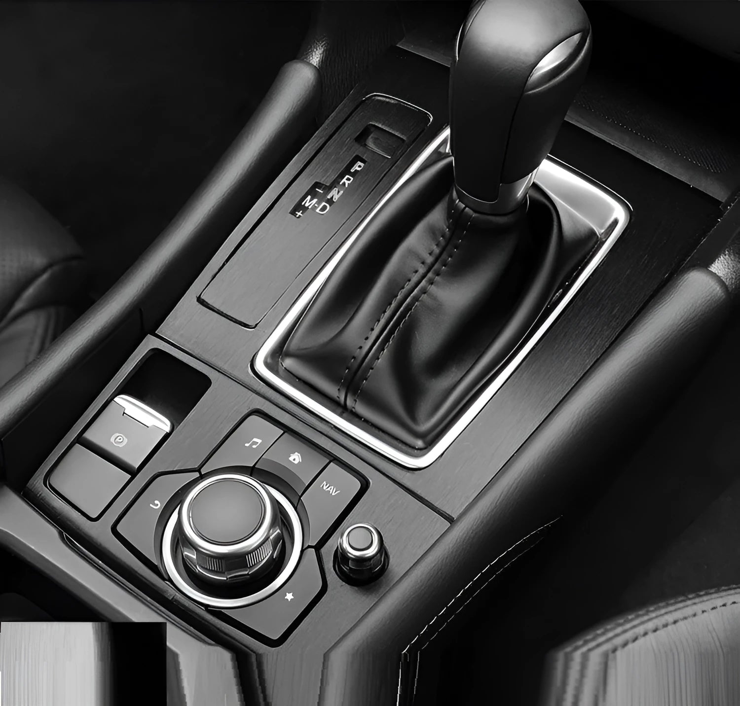 Unksera brand car interior decorative film sticker set for dashboard, centre console, and door handles.