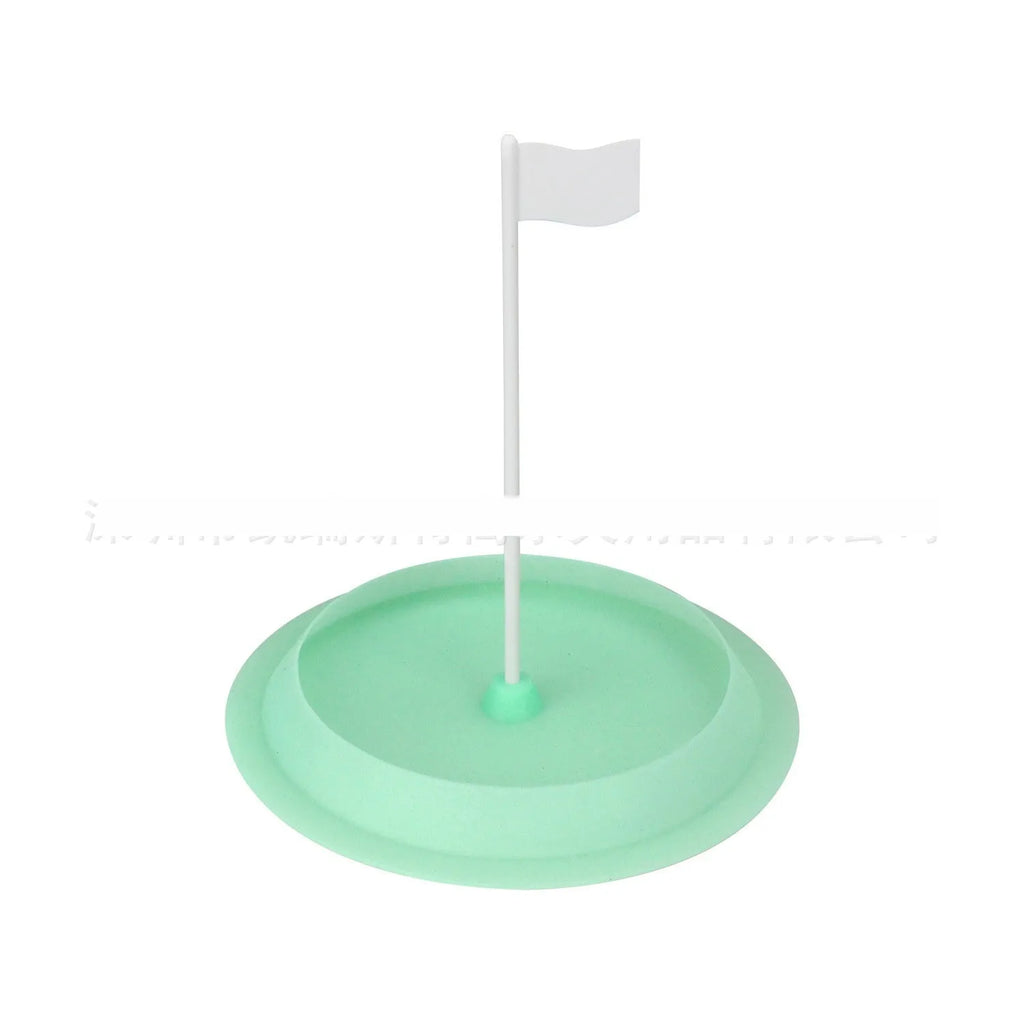 Silicone green rubber putter plate indoor hole cup 16cm diameter for golf practice