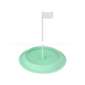 Silicone green rubber putter plate indoor hole cup 16cm diameter for golf practice