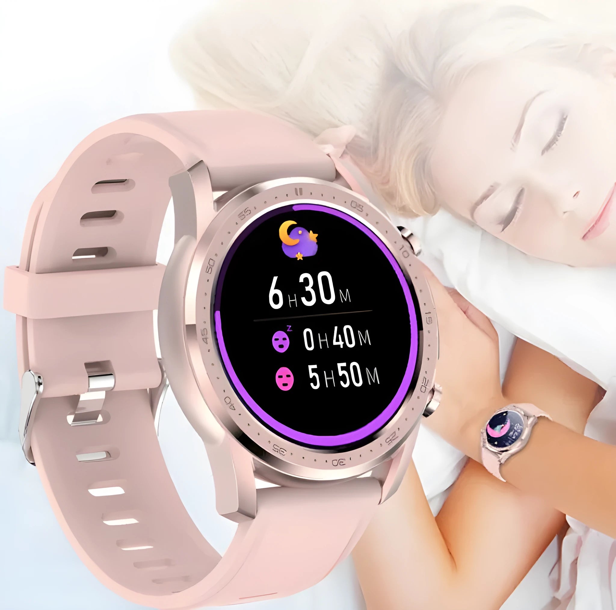 Youth2 smart bracelet in black or grey with a 1.3-inch touch screen on a wrist.