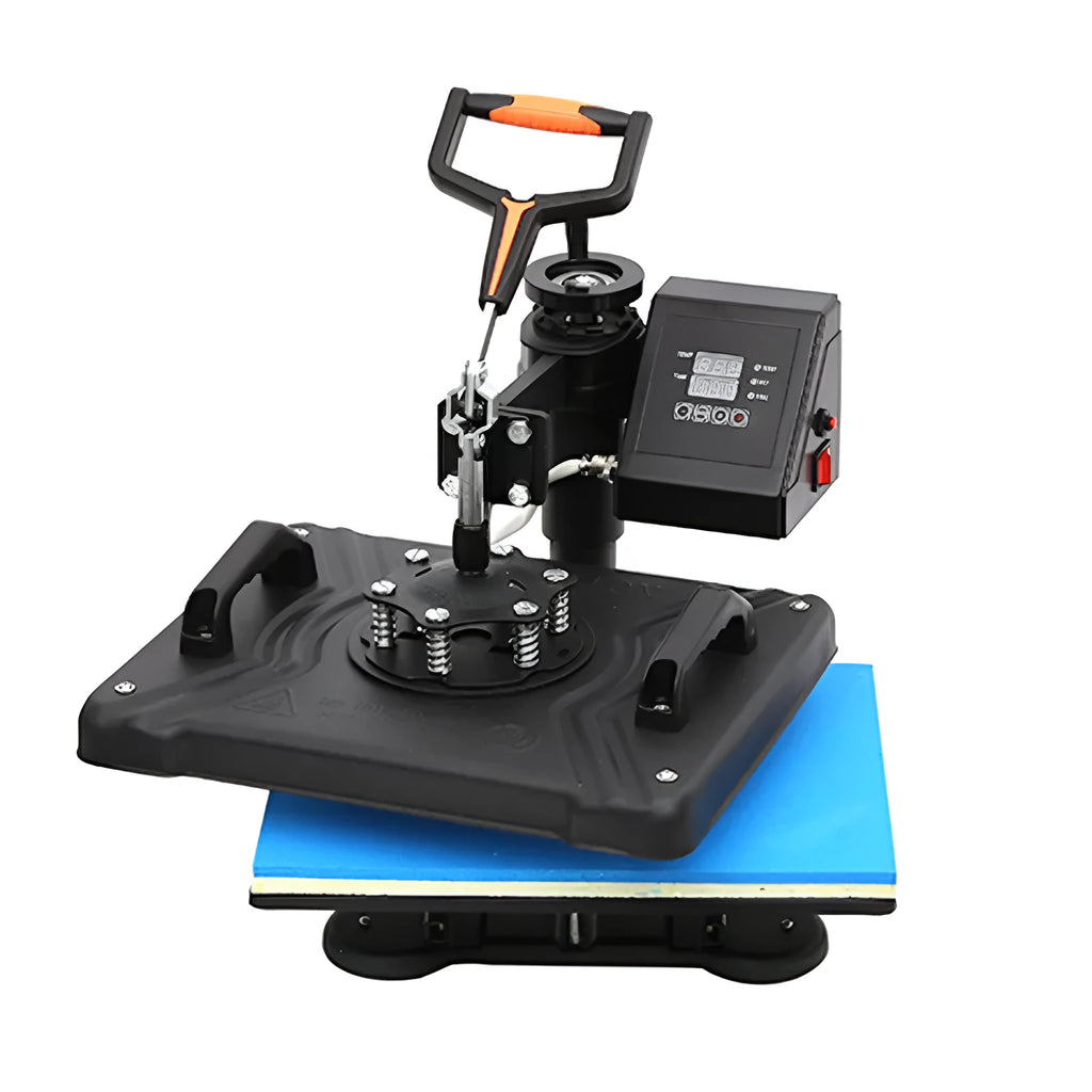Black multifunctional heat transfer printing machine for fabric and tablet applications