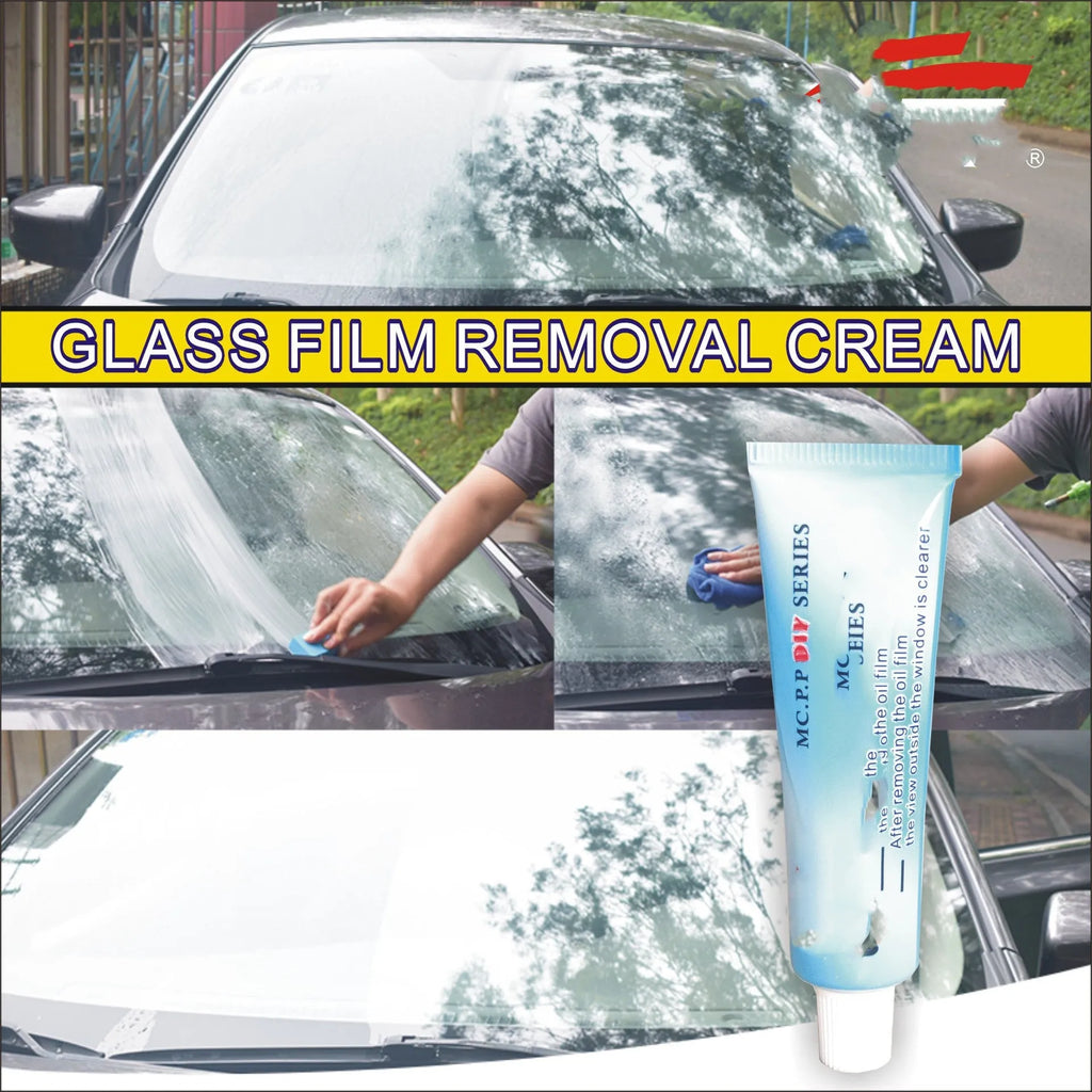 White packaged automotive glass rainproof agent with 15ml capacity and English instructions