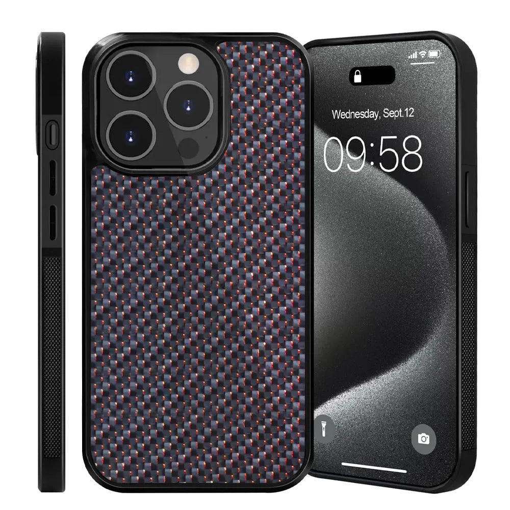 Carbon fibre 3K twill phone case with magnetic suction for Google Pixel