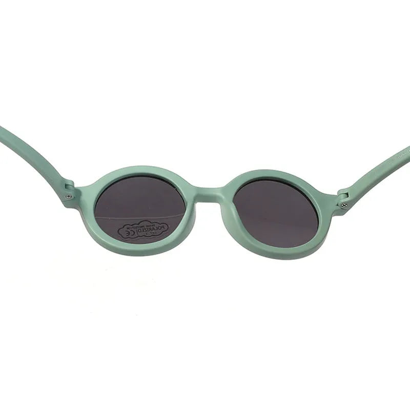 Children's silicone sunglasses for 0-3 years with UV400 protection and polarised TAC lenses