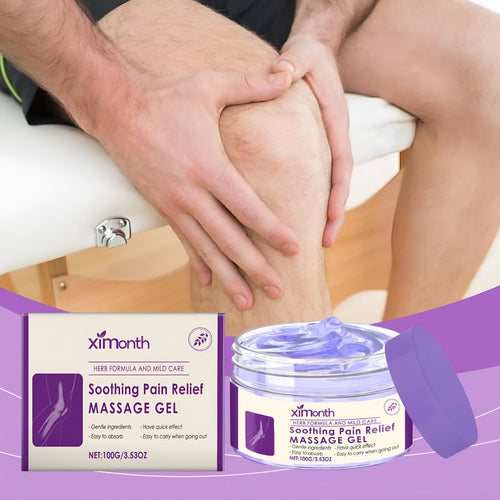 100g tube of body massage gel for daily care of joints, knees and elbows