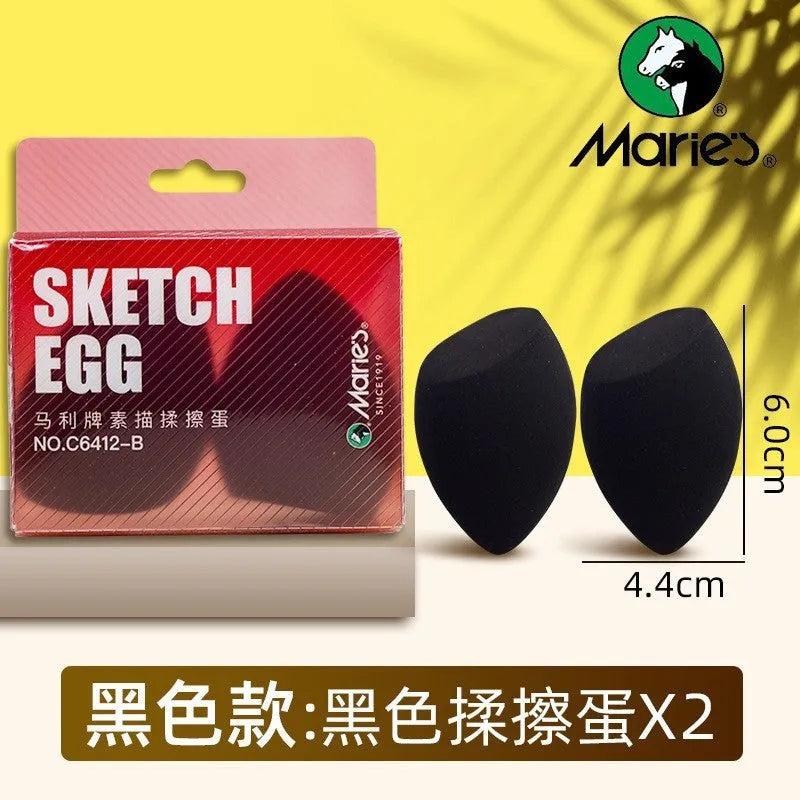 Sketch Rubbing Knife with fluorescent pen eraser smear tip for art corrections.