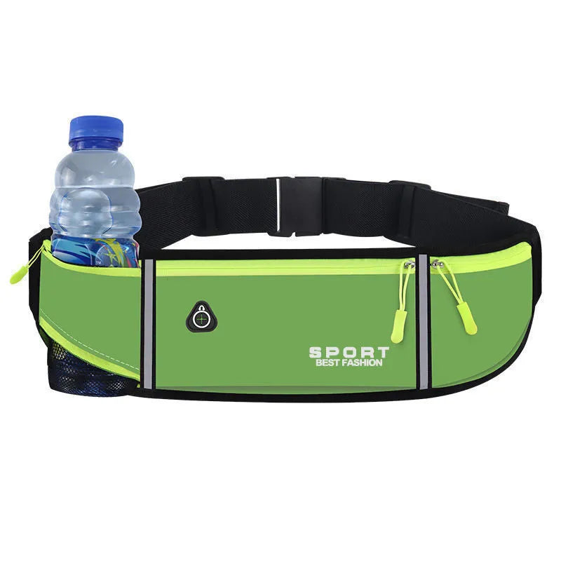 Waterproof running belt bag in multiple colours with anti-theft design for outdoor exercise