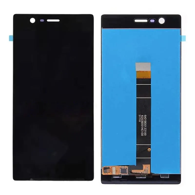 Nokia 3 screen assembly black with frame for TA-1032 TA-1038