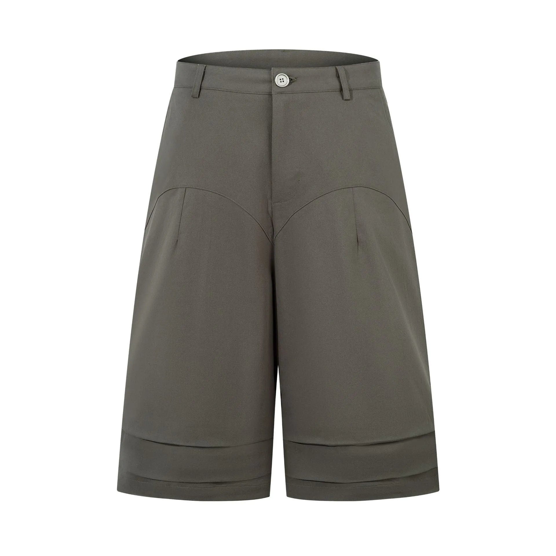 Retro wide leg straight cut denim trousers in mid-calf length, shown in black colour with loose fit silhouette
