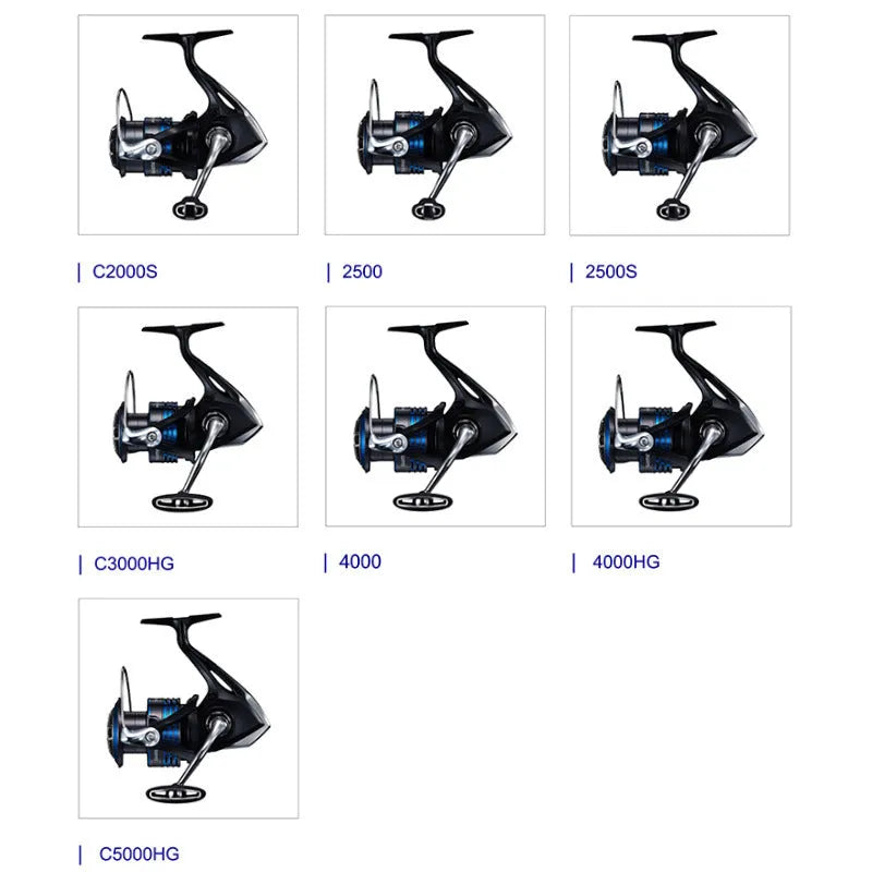 21NEXAVE spinning fishing reel wheel in multiple size options from 1000 to C5000HG for outdoor recreational fishing