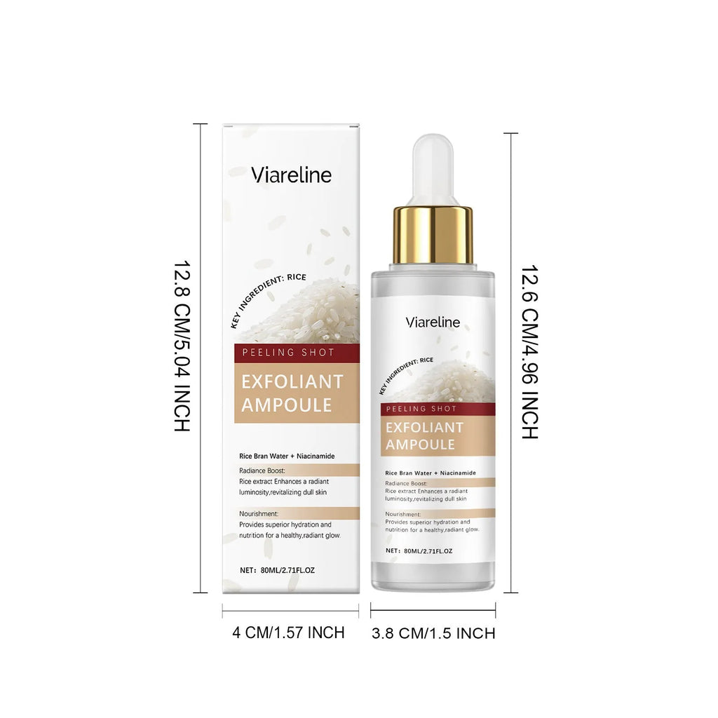 80ml bottle of cleansing and nourishing facial liquid with hyaluronic acid and salicylic acid