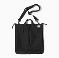 Marden Tooling medium canvas messenger bag in military green with crossbody strap and hard handle