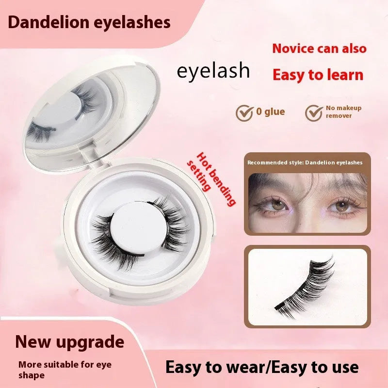 Magnetic suction false eyelashes Little Devil Supernatural Magnet Suit in mink material with white clip