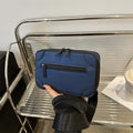 Women's horizontal square crossbody bag in five colours with internal phone compartment