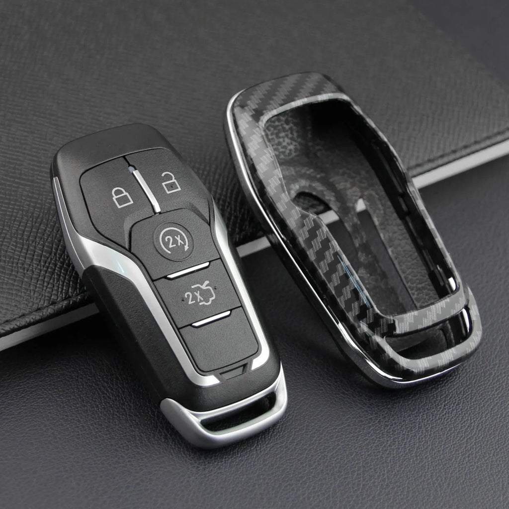 Plastic protective shell case for car key remote control with buckle closure