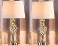 European style alloy touch dimmable bedside table lamp with USB socket