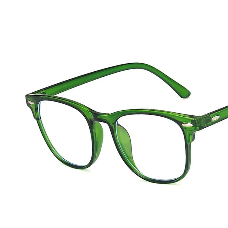 Retro TR90 full rim anti-blue light glasses in five frame colours for men and women