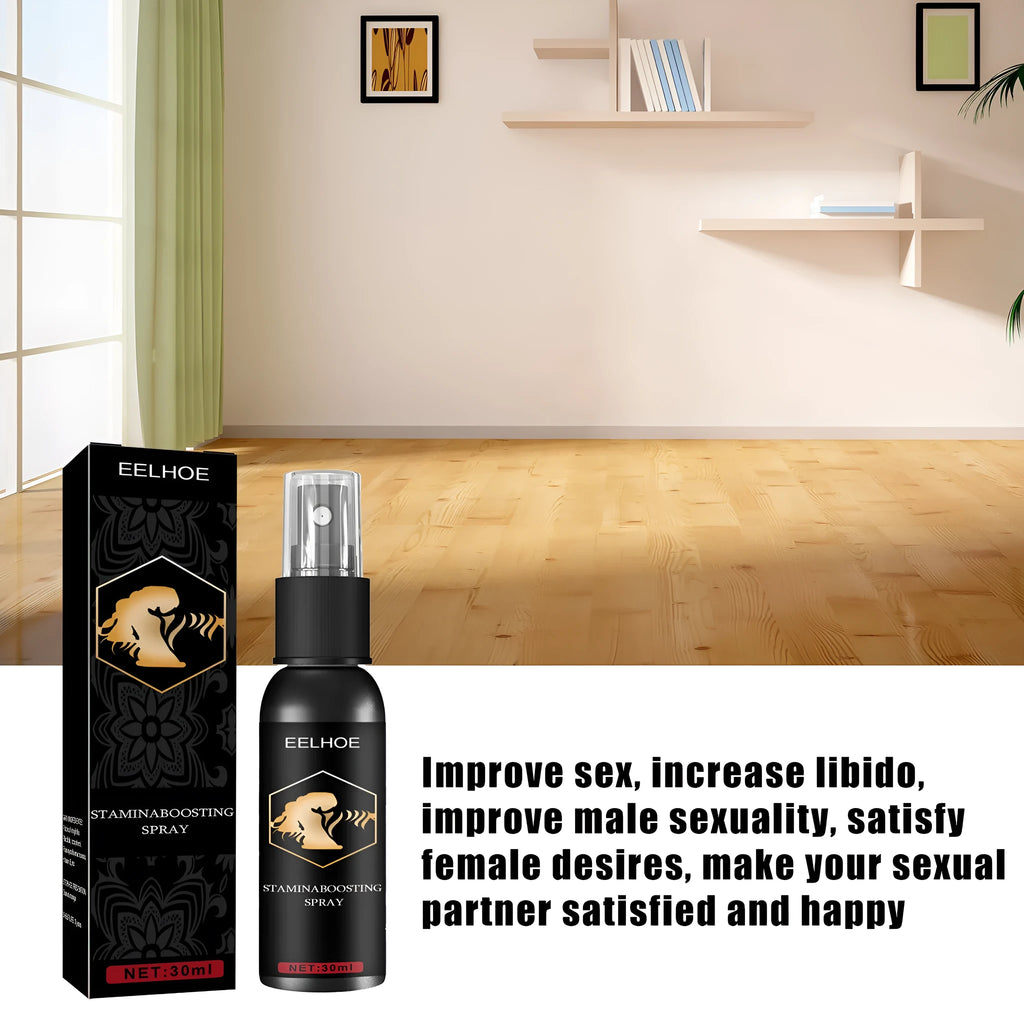 30ml men's treatment oil spray bottle for body moisturising and hip massage