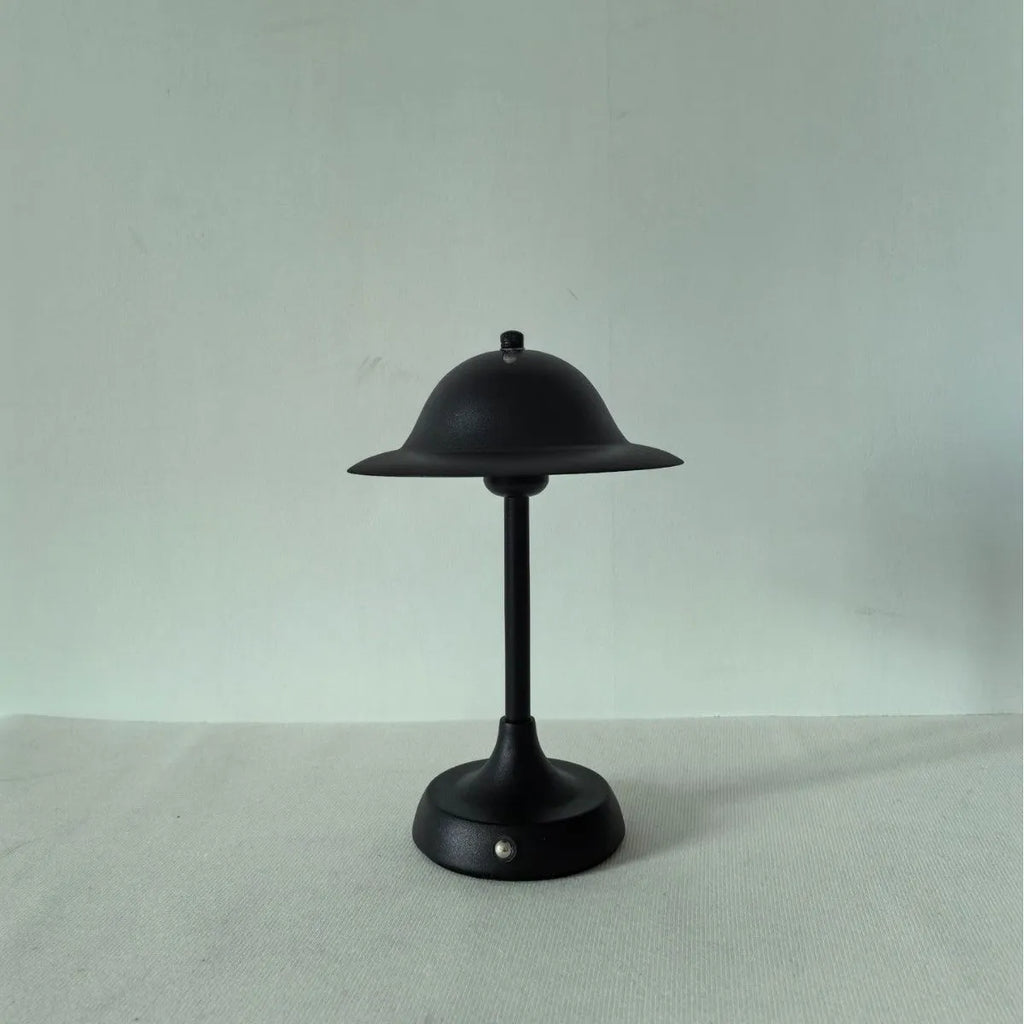 Creative sliding variety of shapes USB table lamp in black and white options 150x230mm