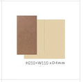 Diary refill inner core showing saddle stitch binding and 11x21cm dimensions
