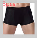 Men's modal U-convex boxer briefs in multiple colours on a white background
