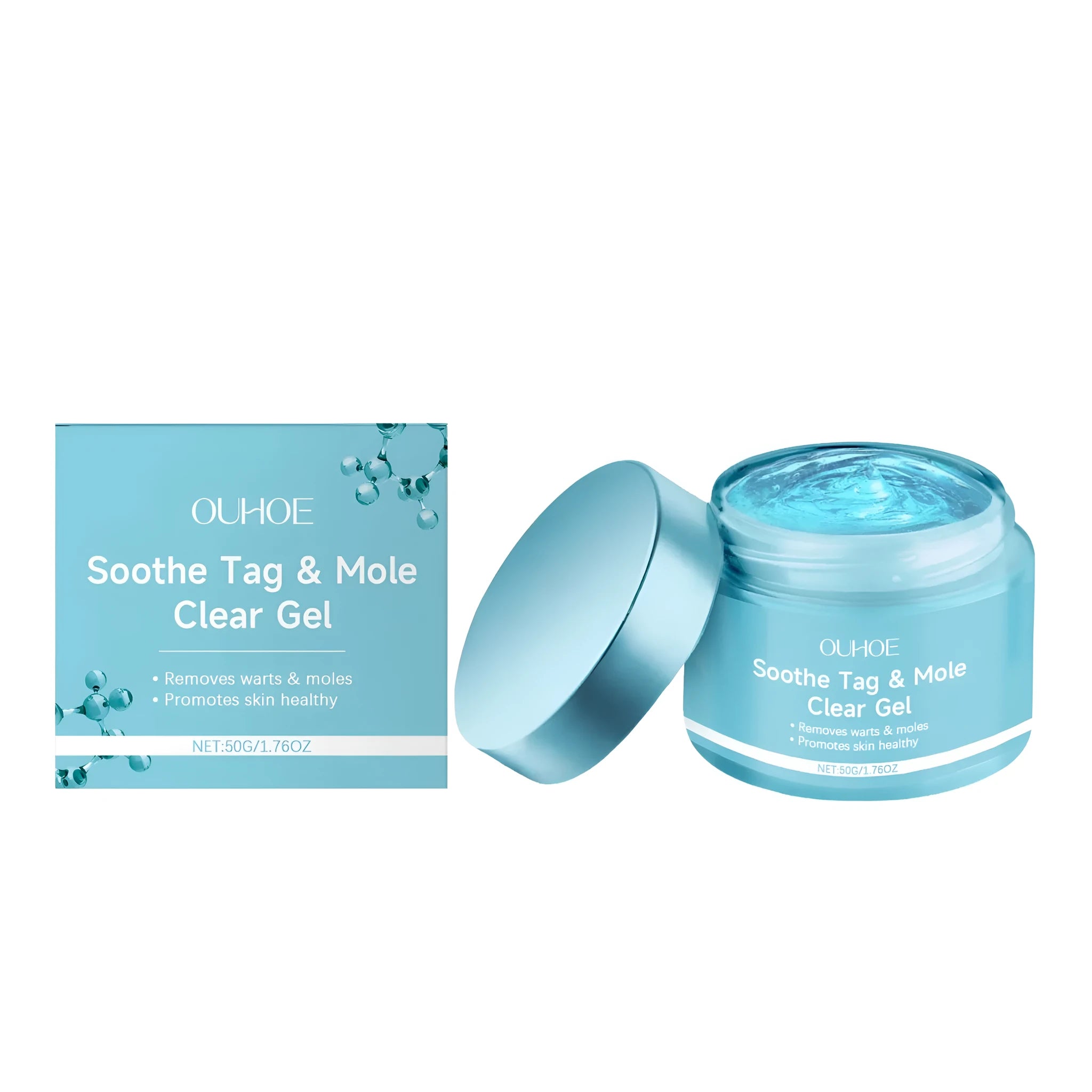50g tube of gel for removing warts and nevus with Centella asiatica and Eucommia ulmoides