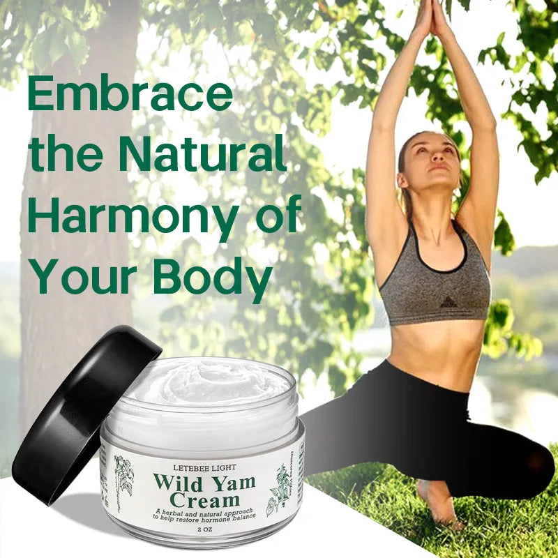2 OZ jar of herbal wild yam moisturising face cream for wholesale supply