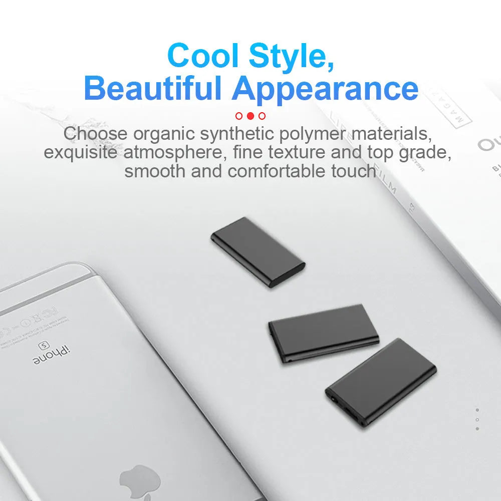 Aluminium alloy encryption recording pen with voice control and HD noise reduction.