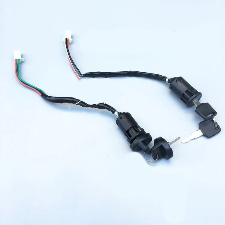 Waterproof electric car door lock with plastic housing for automotive ignition systems